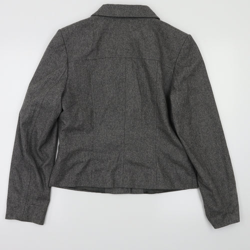 MGXX Womens Grey   Jacket Blazer Size 14