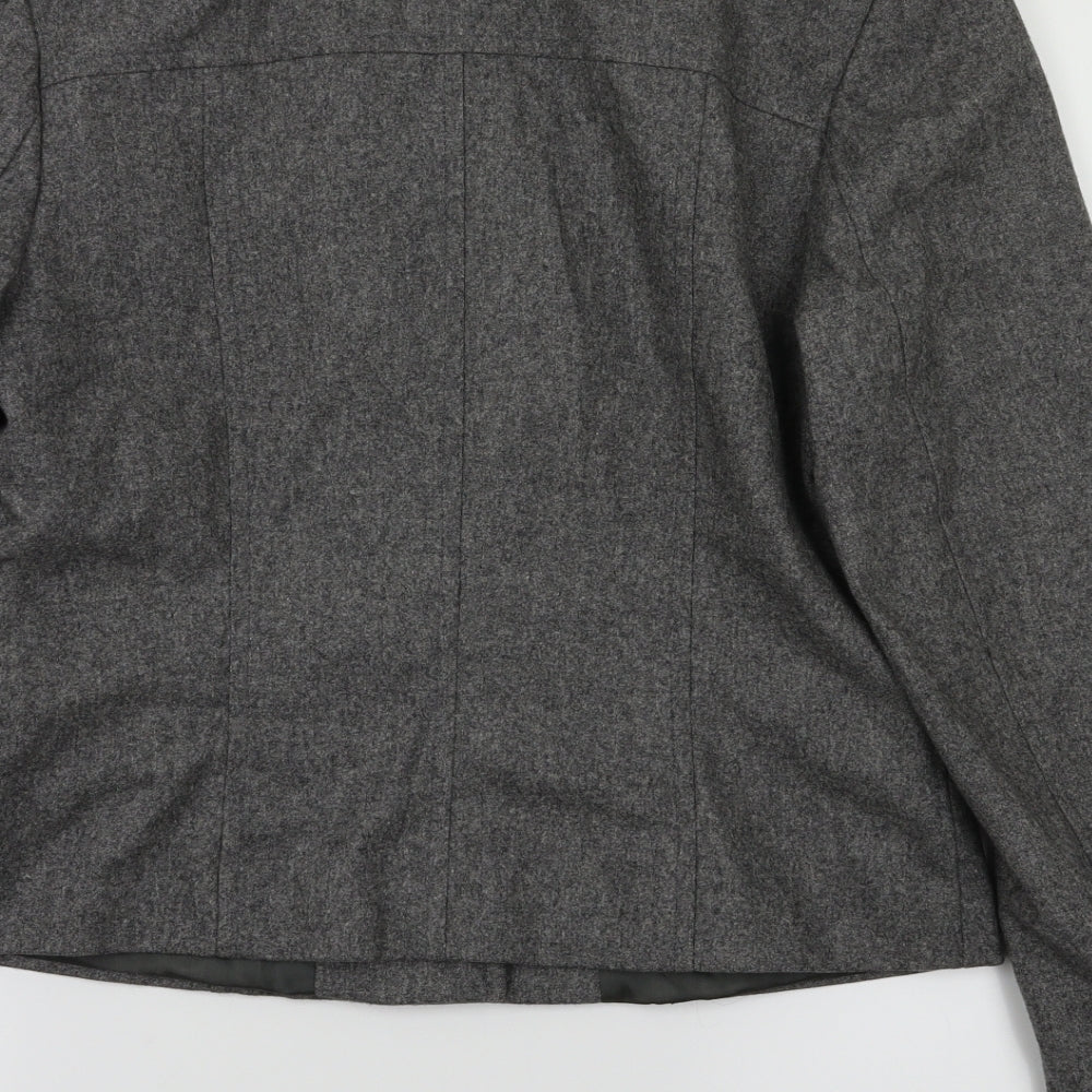 MGXX Womens Grey   Jacket Blazer Size 14