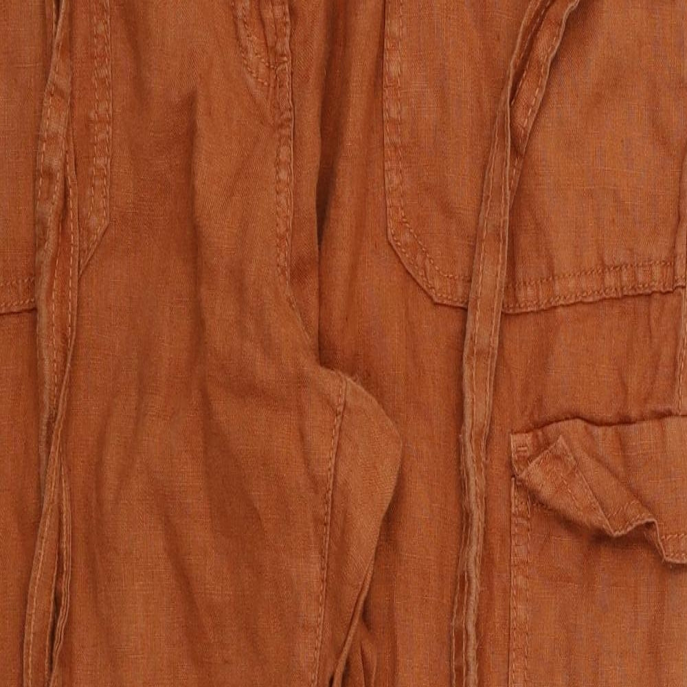 M&S  Mens Brown   Trousers  Size 16 L28 in