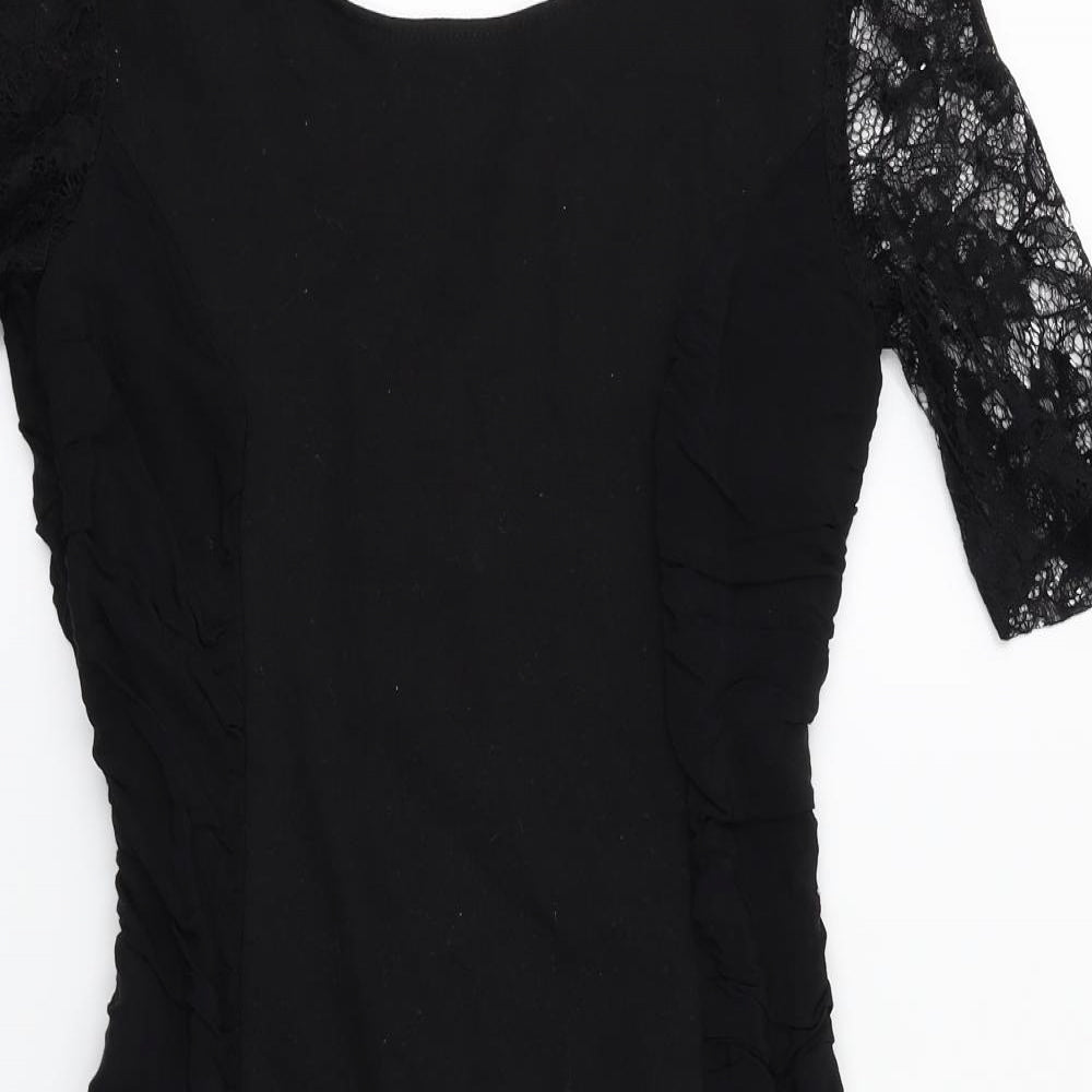 H&M Womens Black   A-Line  Size 6