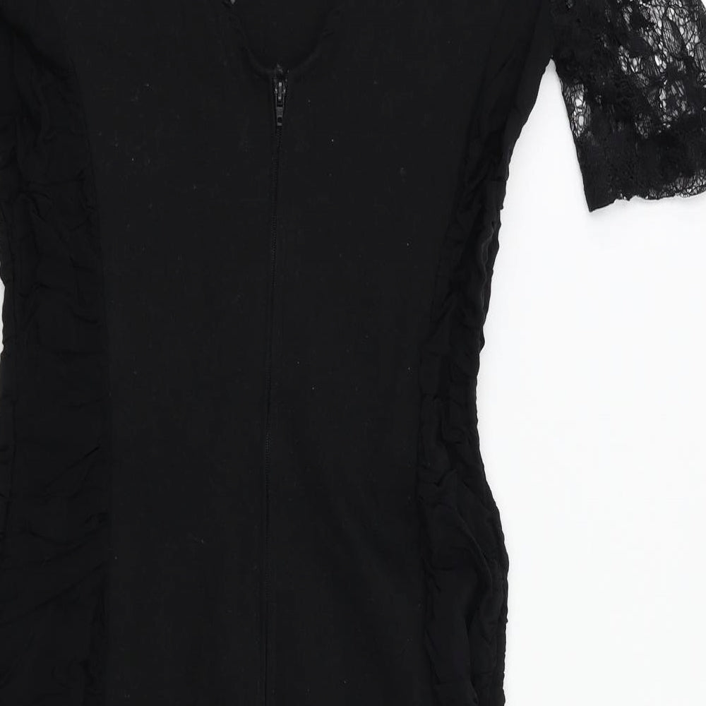 H&M Womens Black   A-Line  Size 6