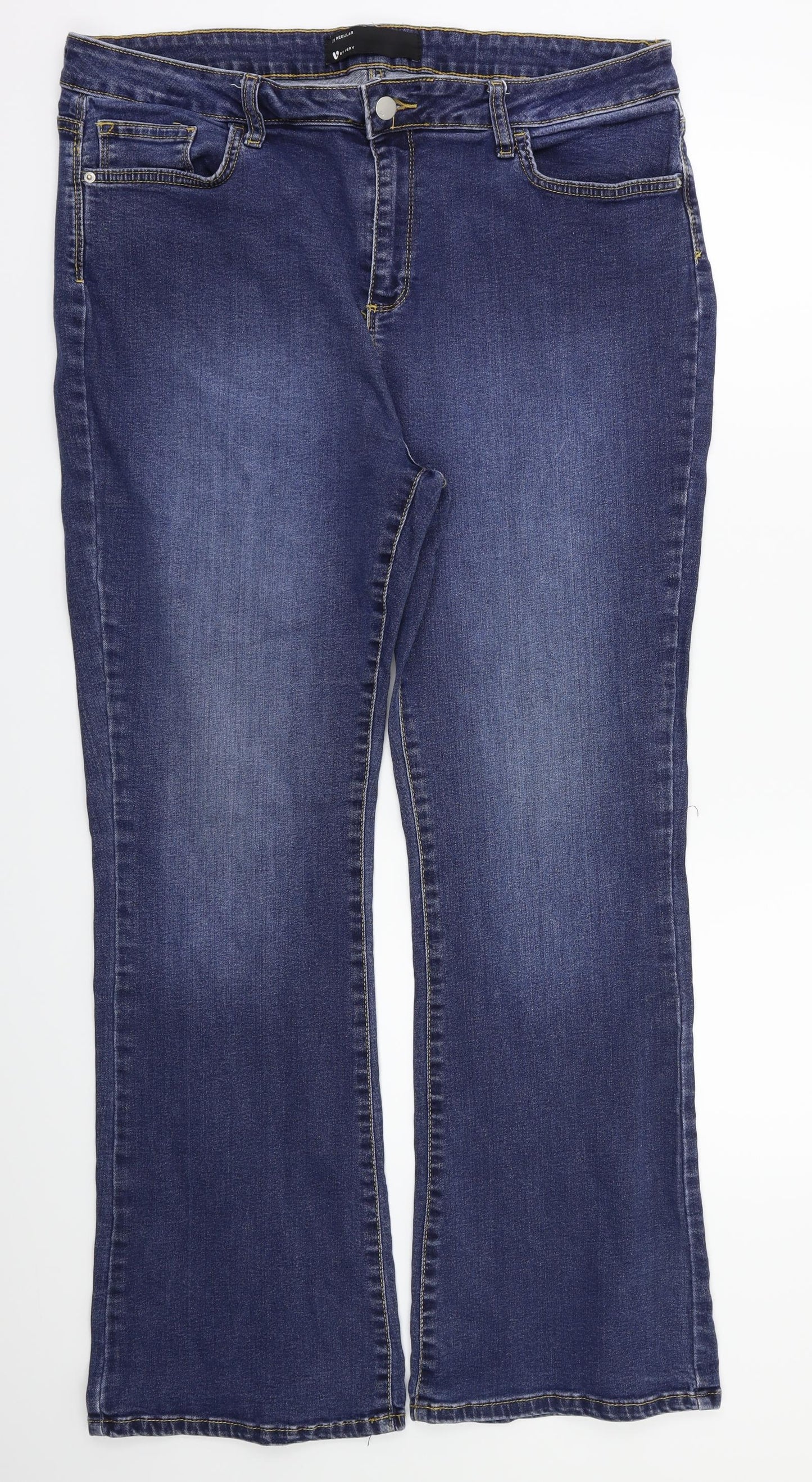 Very Womens Blue   Straight Jeans Size 18 L29 in