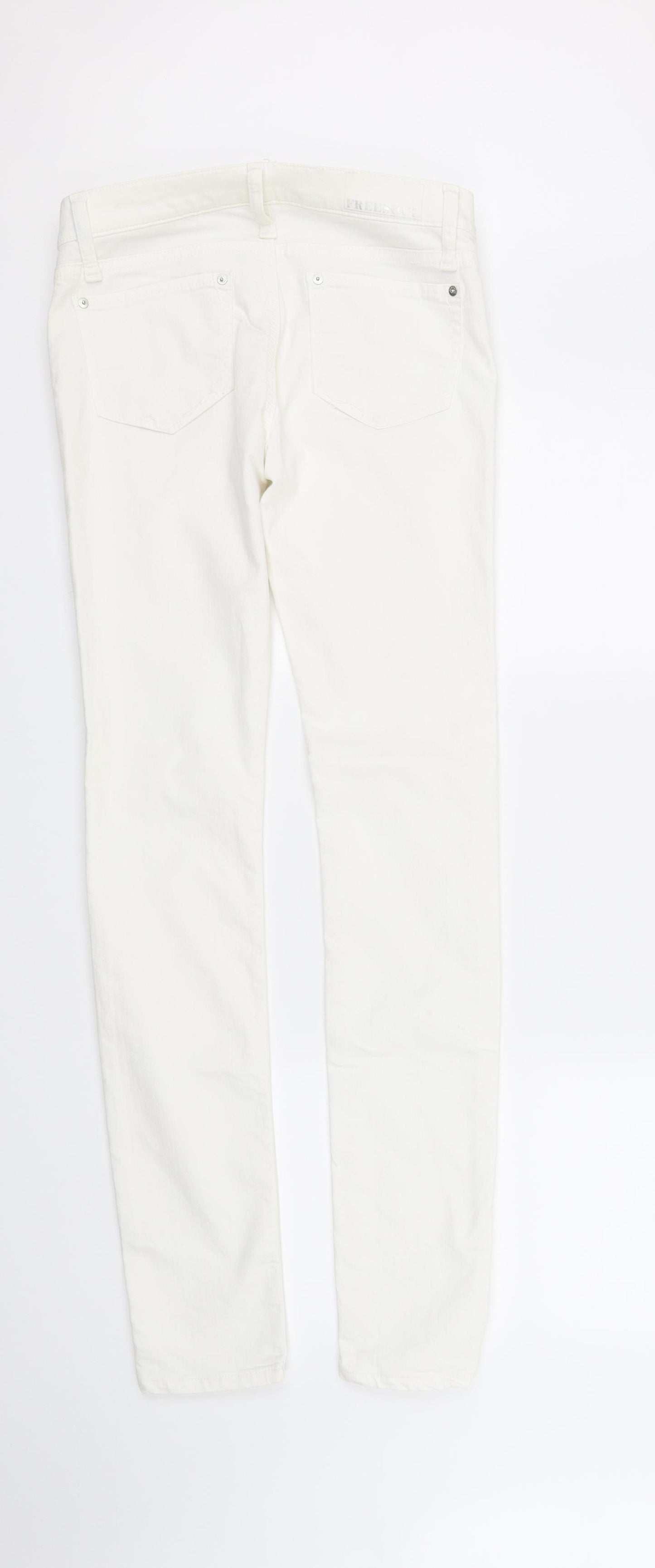 Freesoul Womens White   Straight Jeans Size 28 in L32 in