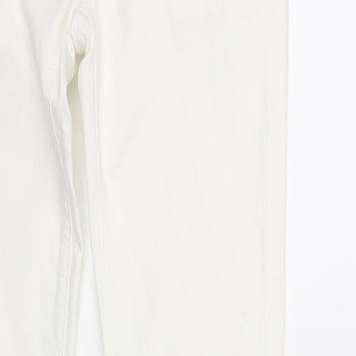 Freesoul Womens White   Straight Jeans Size 28 in L32 in