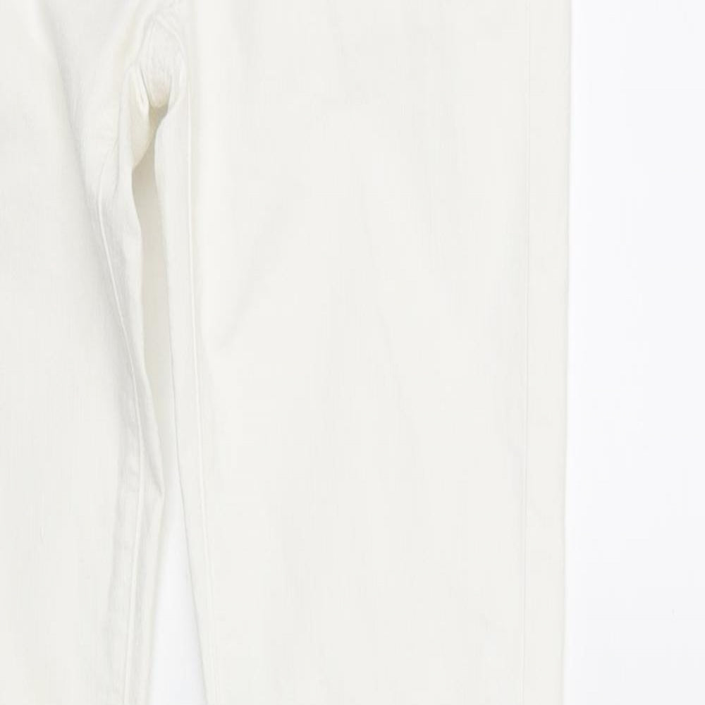 Freesoul Womens White   Straight Jeans Size 28 in L32 in