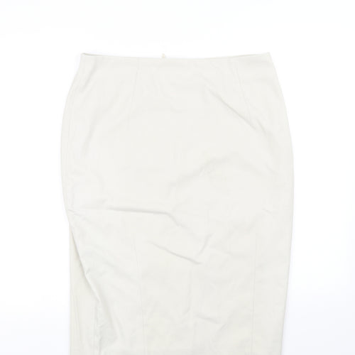 H&M Womens Beige   A-Line Skirt Size 18