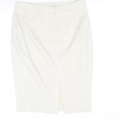 H&M Womens Beige   A-Line Skirt Size 18