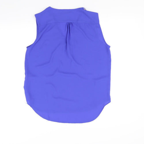 vie ta vie Womens Blue   Basic Blouse Size M