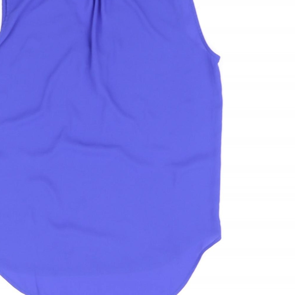 vie ta vie Womens Blue   Basic Blouse Size M
