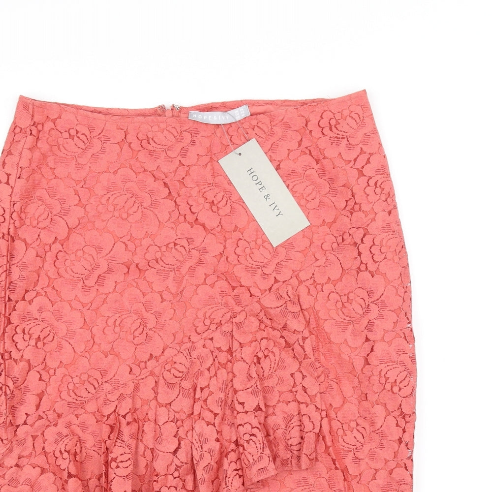 hope & ivy Womens Pink   A-Line Skirt Size 14