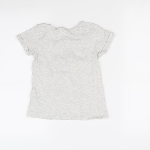 Primark Girls Grey   Basic T-Shirt Size 8-9 Years