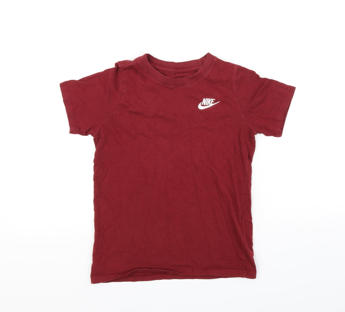 Nike Boys Red   Basic T-Shirt Size S