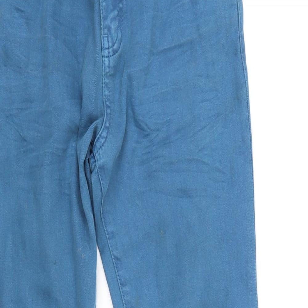 F&F Boys Blue Ikat  Straight Jeans Size 9-10 Years - washable mark on front