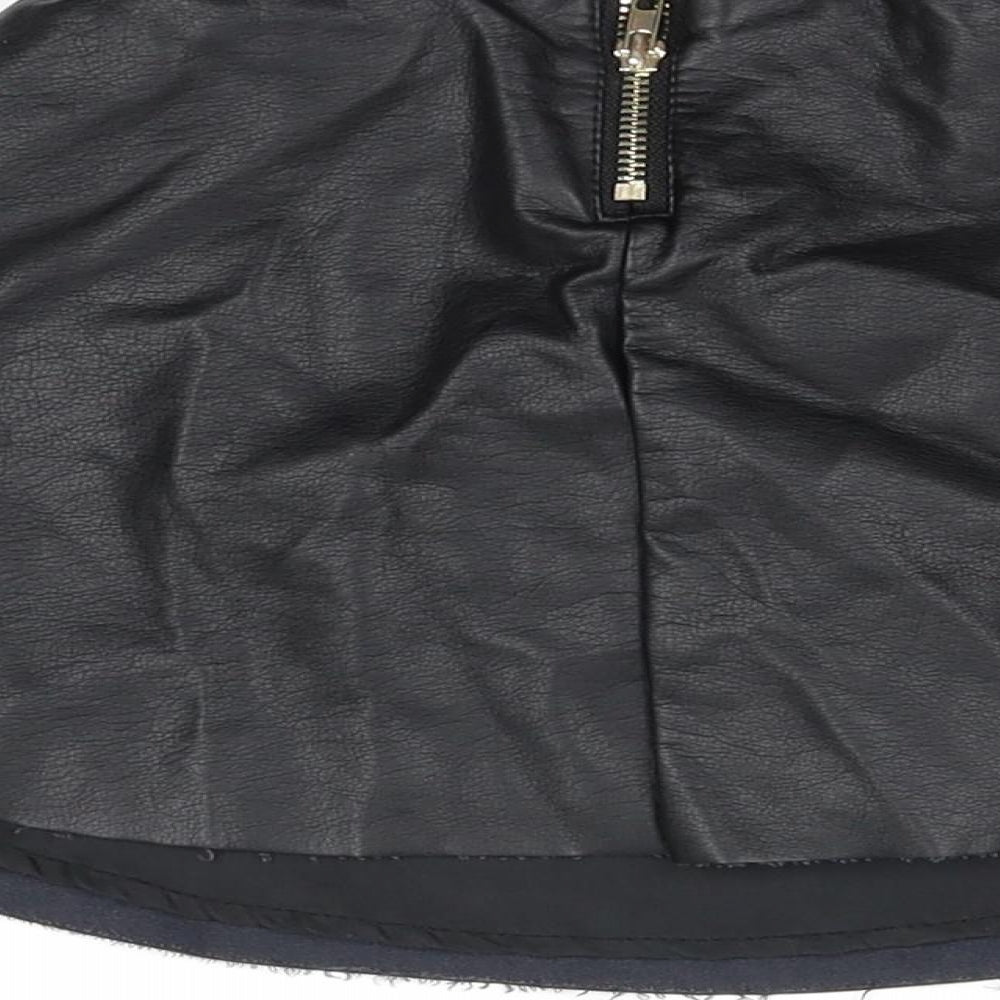 H&M Girls Black   A-Line Skirt Size 5-6 Years