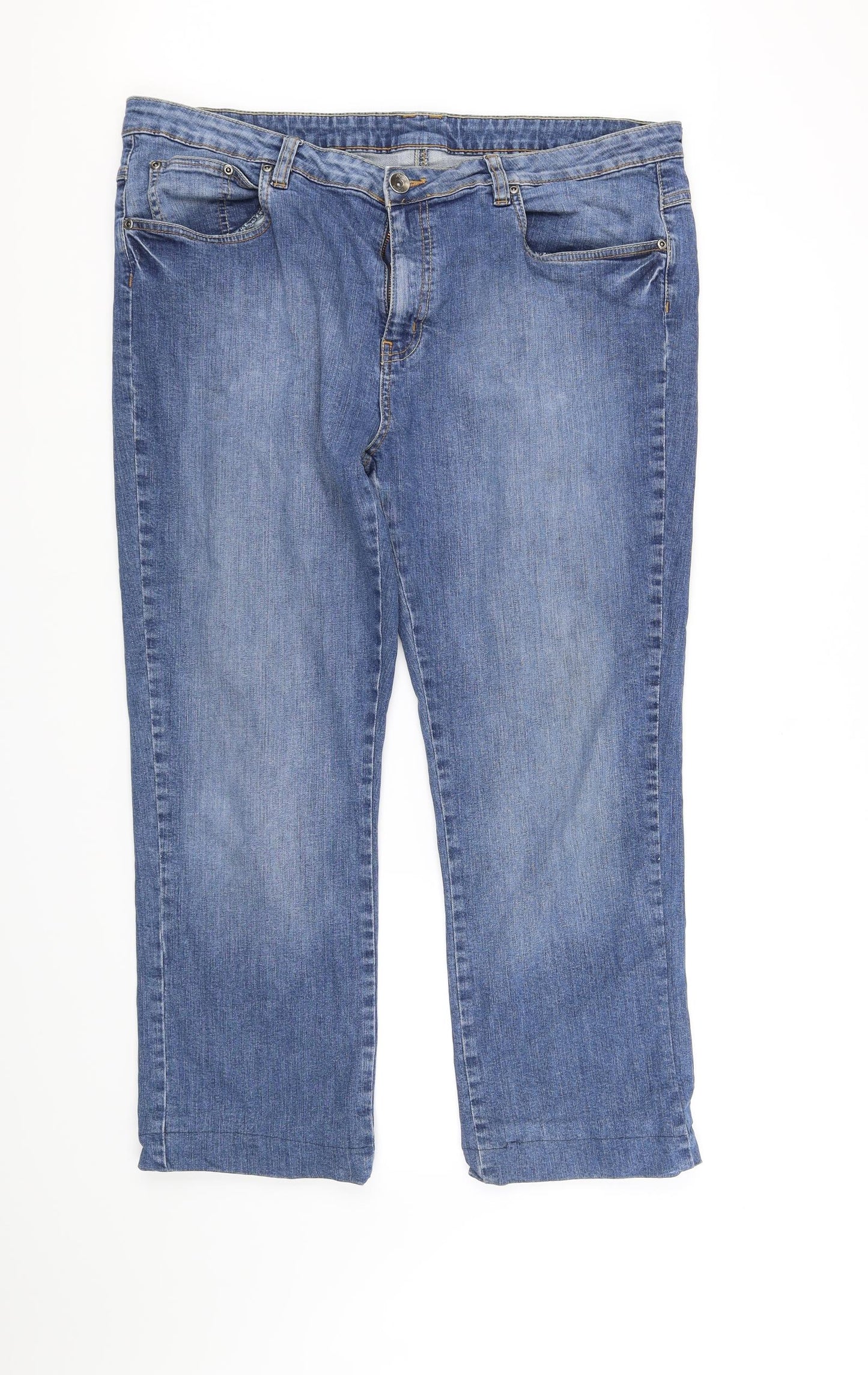 Papaya Womens Blue   Straight Jeans Size 18 L28 in