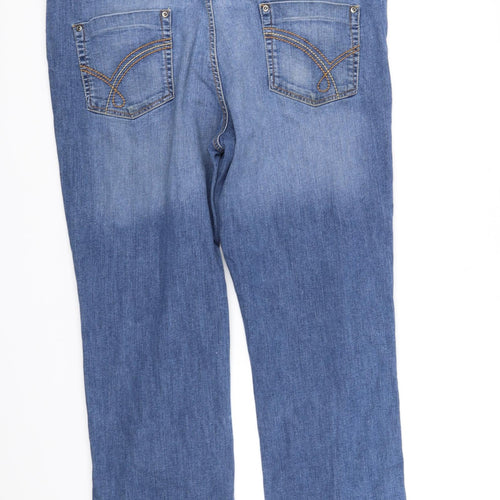 Papaya Womens Blue   Straight Jeans Size 18 L28 in