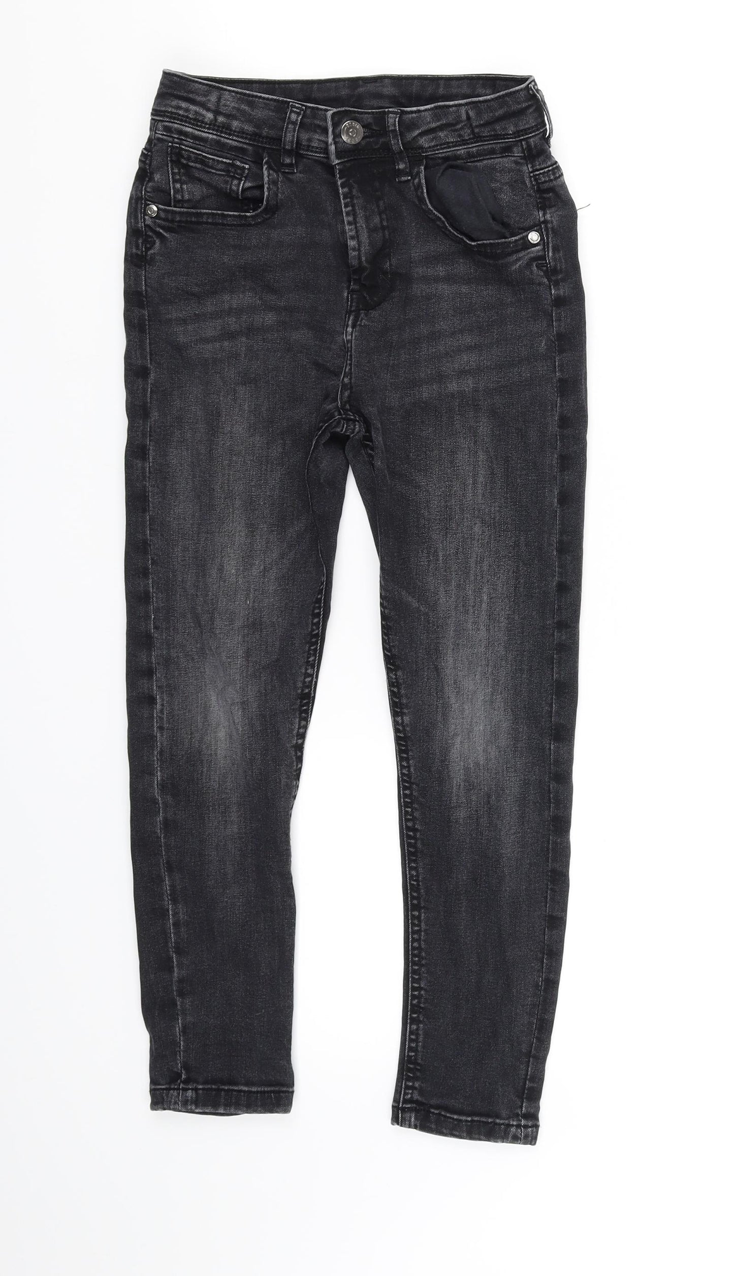 George Girls Grey   Straight Jeans Size 8-9 Years