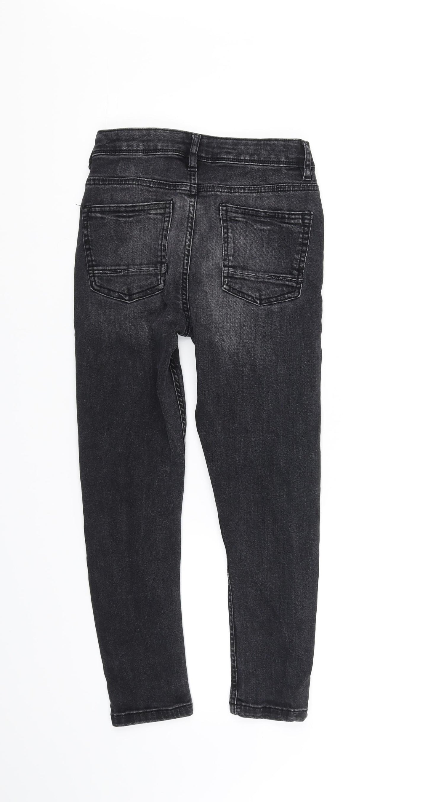 George Girls Grey   Straight Jeans Size 8-9 Years