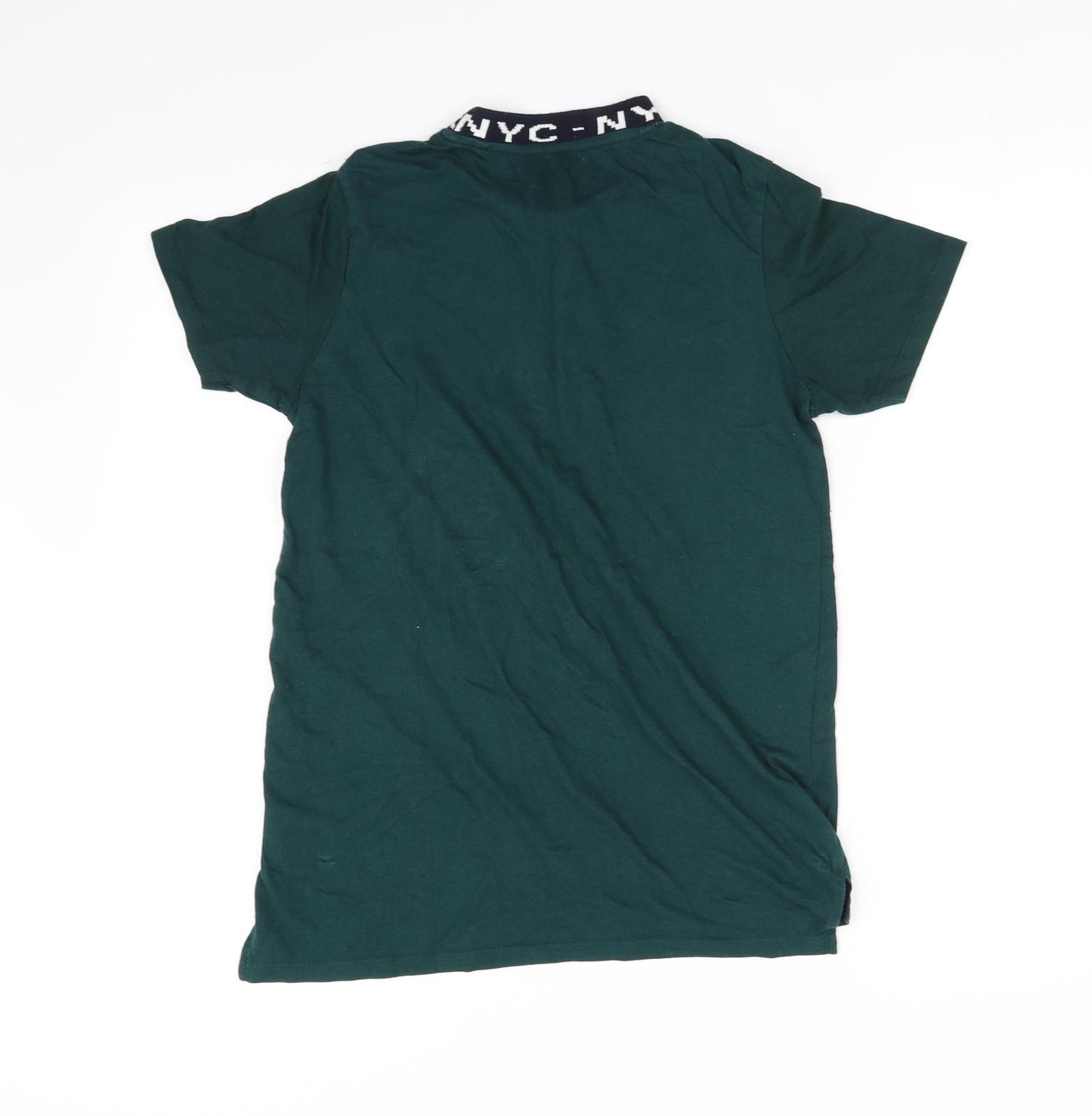 Primark Boys Green   Basic T-Shirt Size 11-12 Years