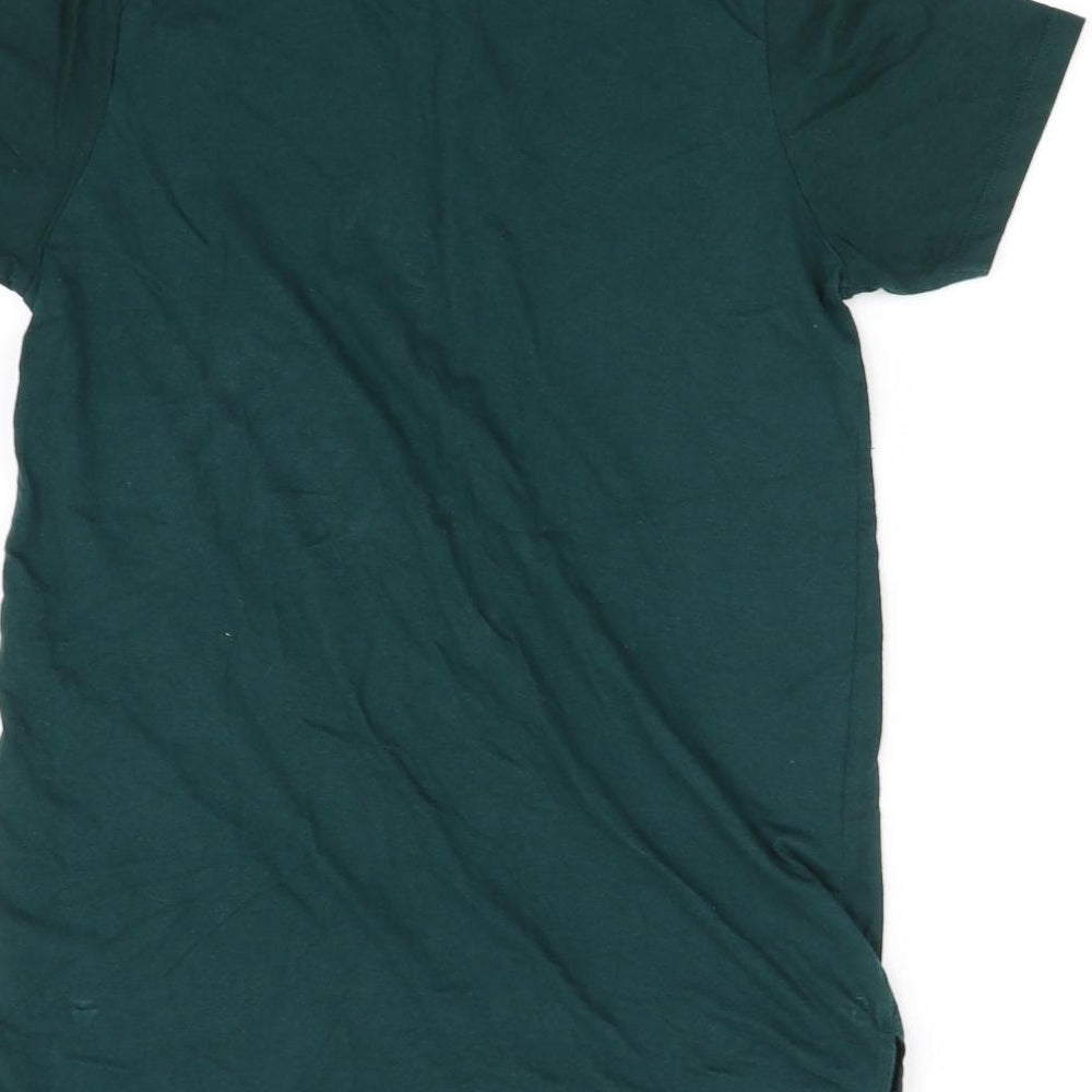 Primark Boys Green   Basic T-Shirt Size 11-12 Years