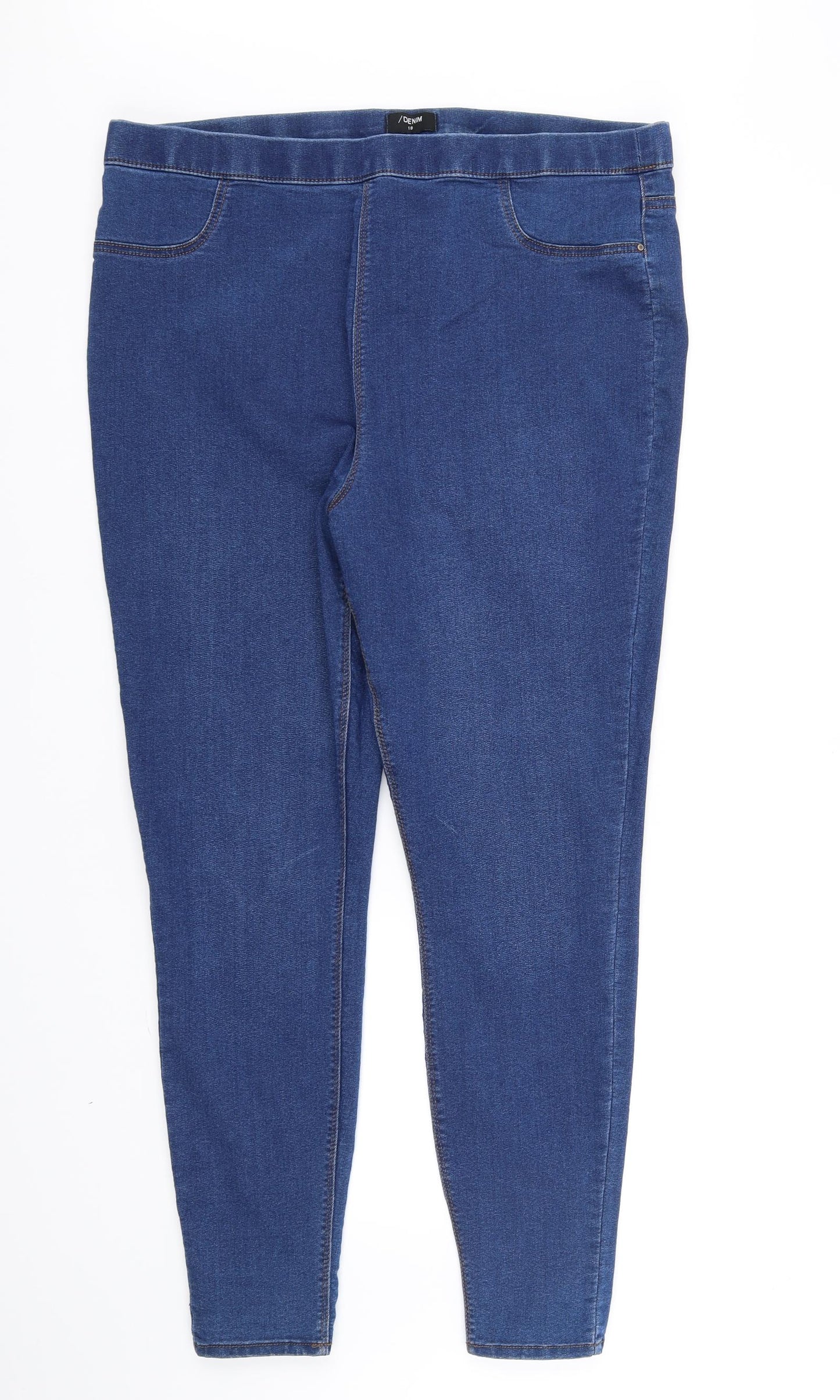 & Denim  Womens Blue   Jegging Jeans Size 18 L31 in