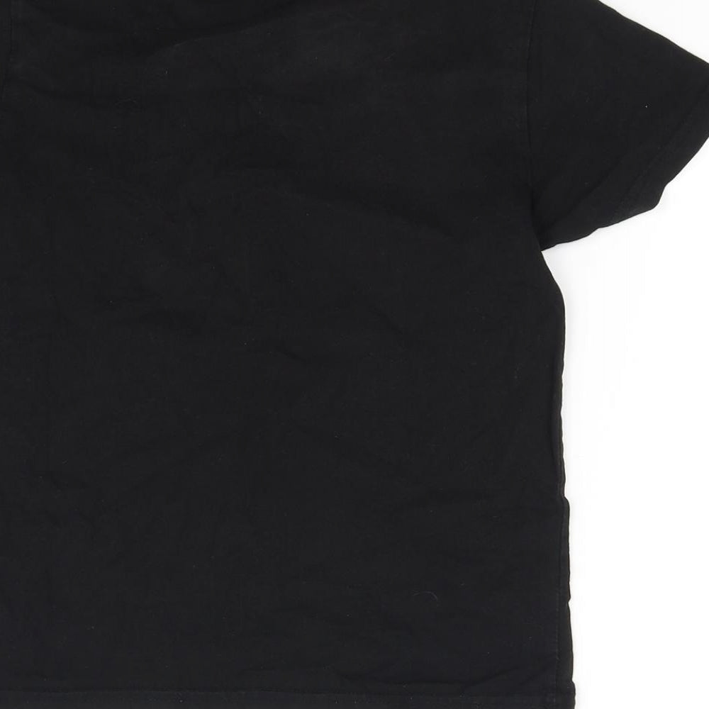 Primark Boys Black   Basic T-Shirt Size 9-10 Years