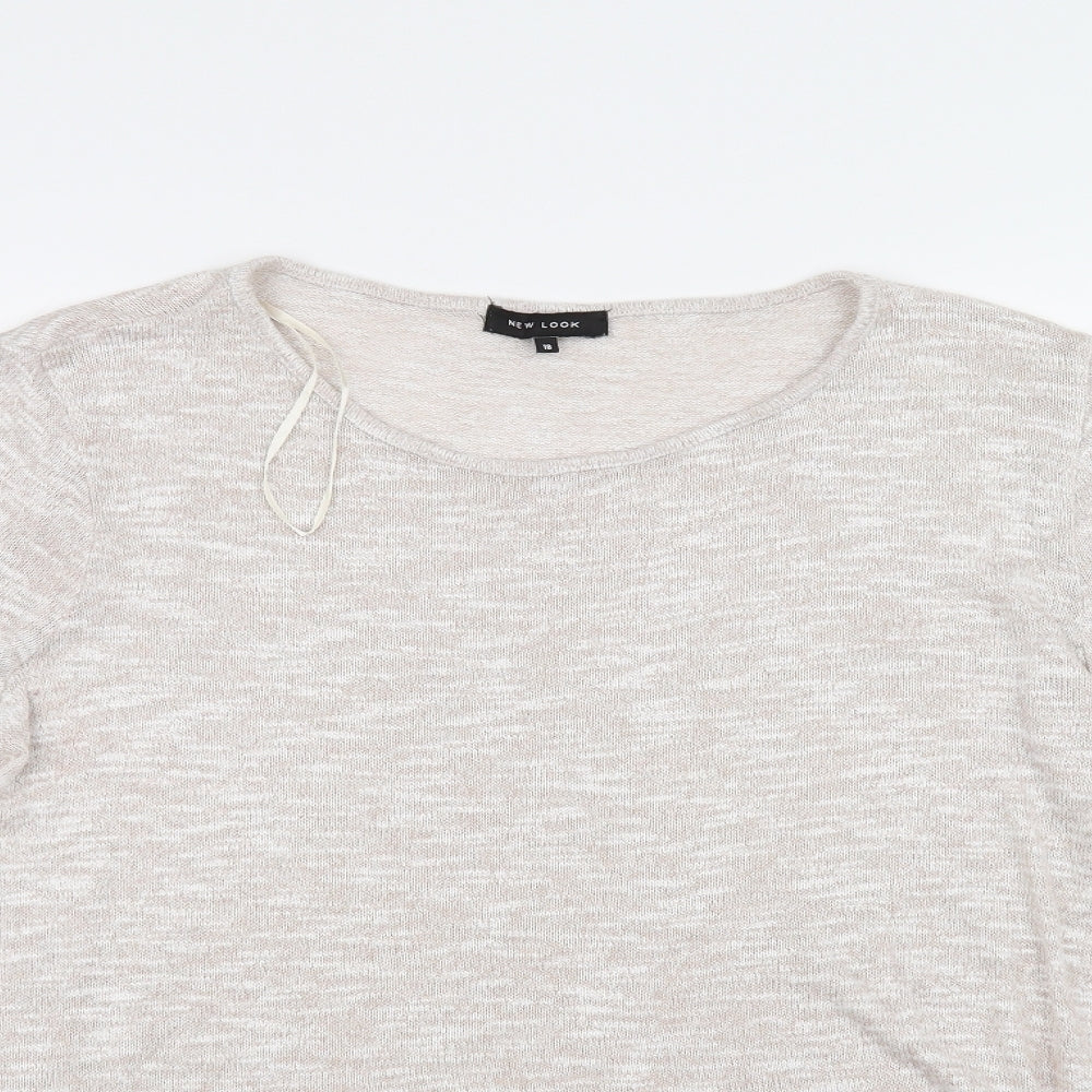 New Look Womens Beige   Pullover Jumper Size 18