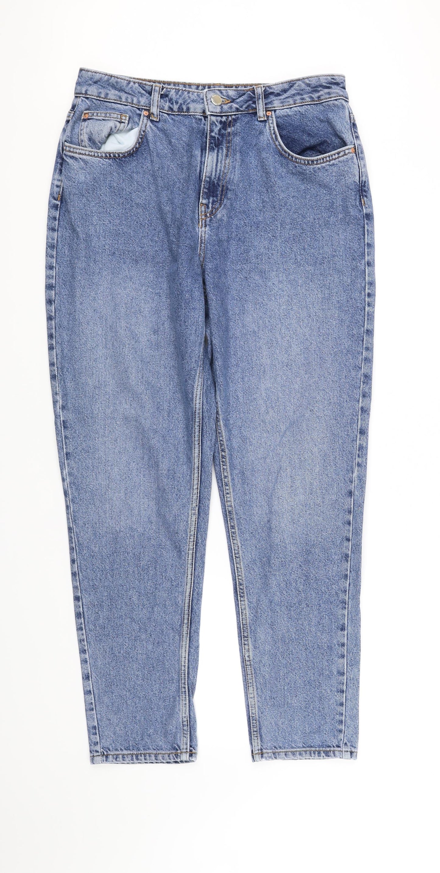 deniem & co Womens Blue   Straight Jeans Size 14 L32 in