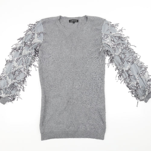 CAMERO ROSE Womens Grey   A-Line  Size S