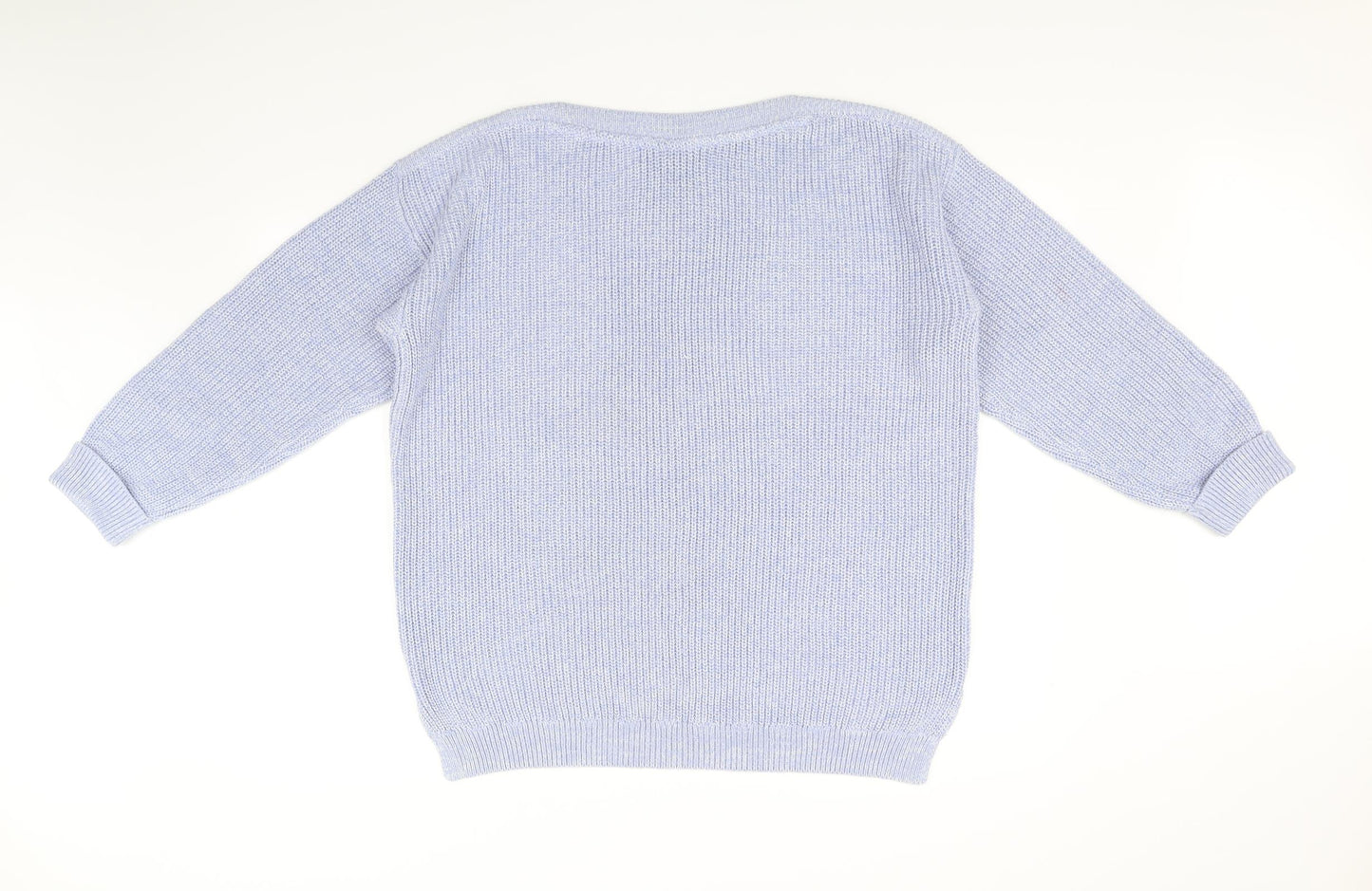 M&s Womens Blue   Pullover Jumper Size L