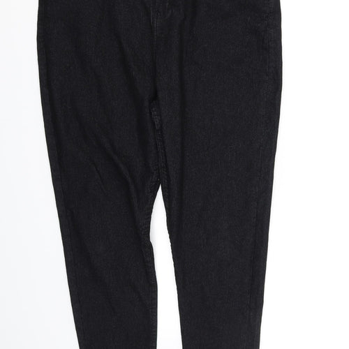 pretty littl thing Womens Black   Trousers  Size 14 L32 in