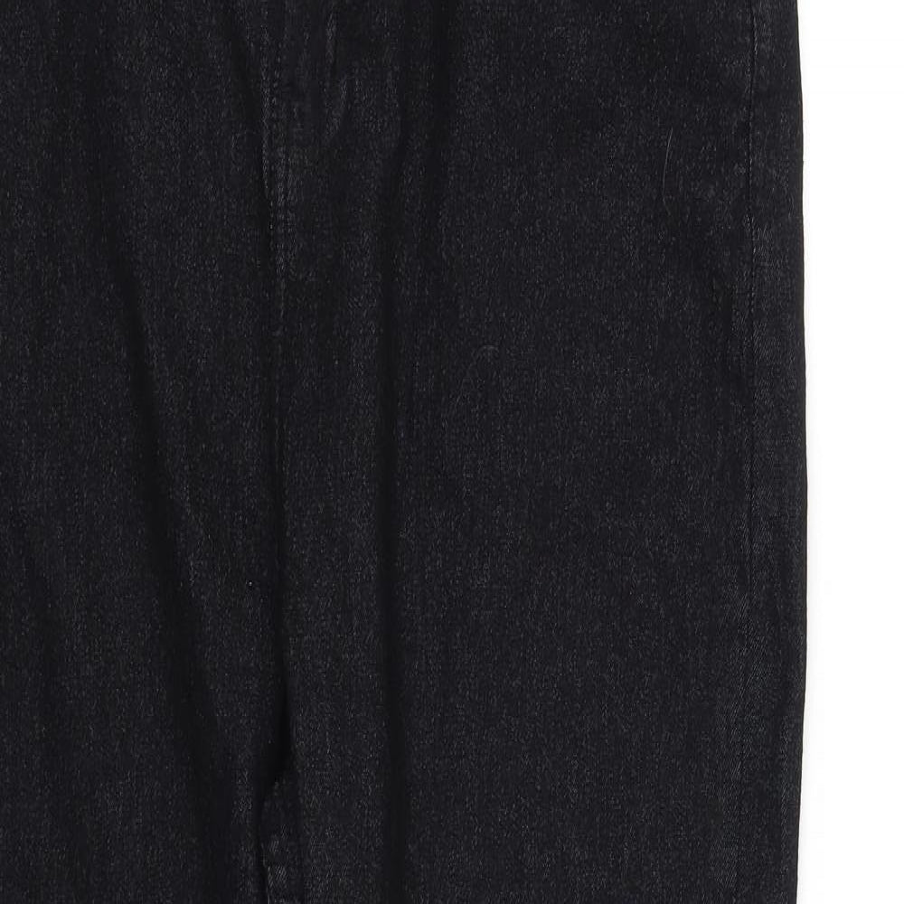 pretty littl thing Womens Black   Trousers  Size 14 L32 in