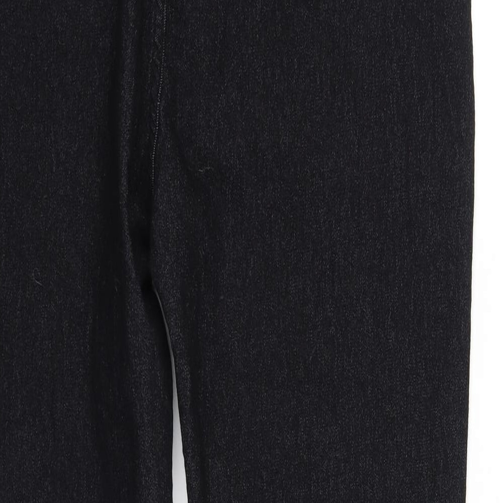 pretty littl thing Womens Black   Trousers  Size 14 L32 in