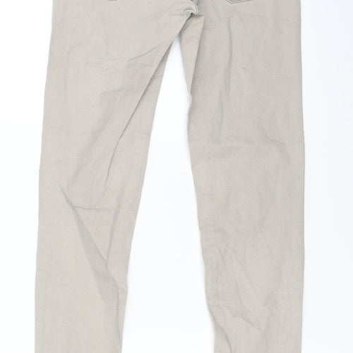 H&M Womens Beige   Skinny Jeans Size 6 L27 in