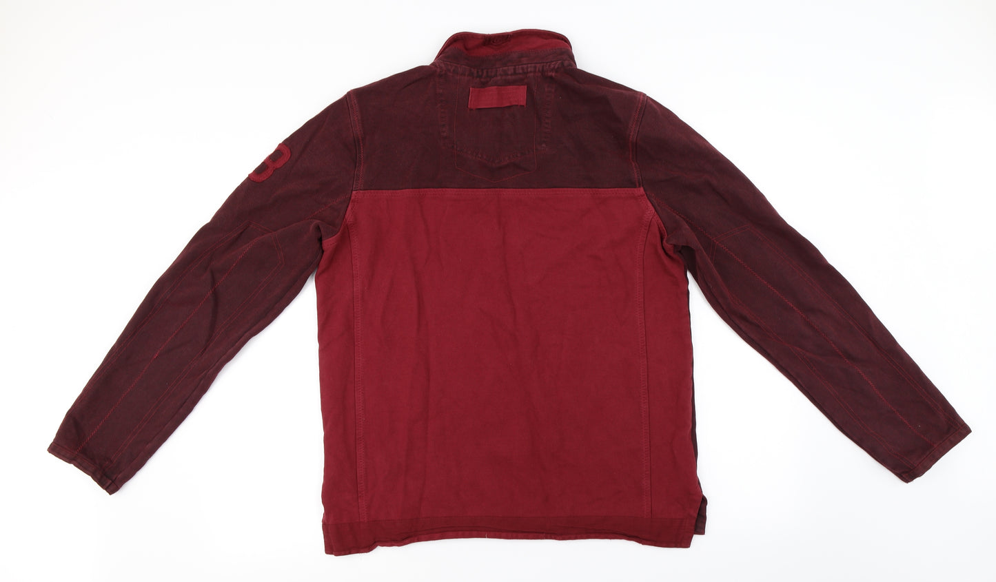 Fat Face  Mens Red   Henley Jumper Size S