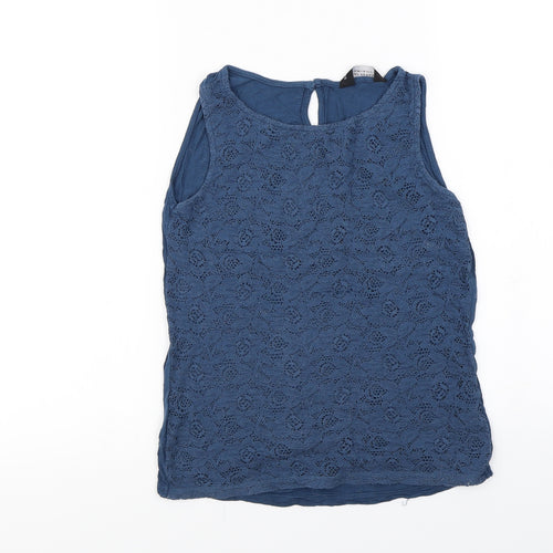Dorothy Perkins Womens Blue   Basic T-Shirt Size 8