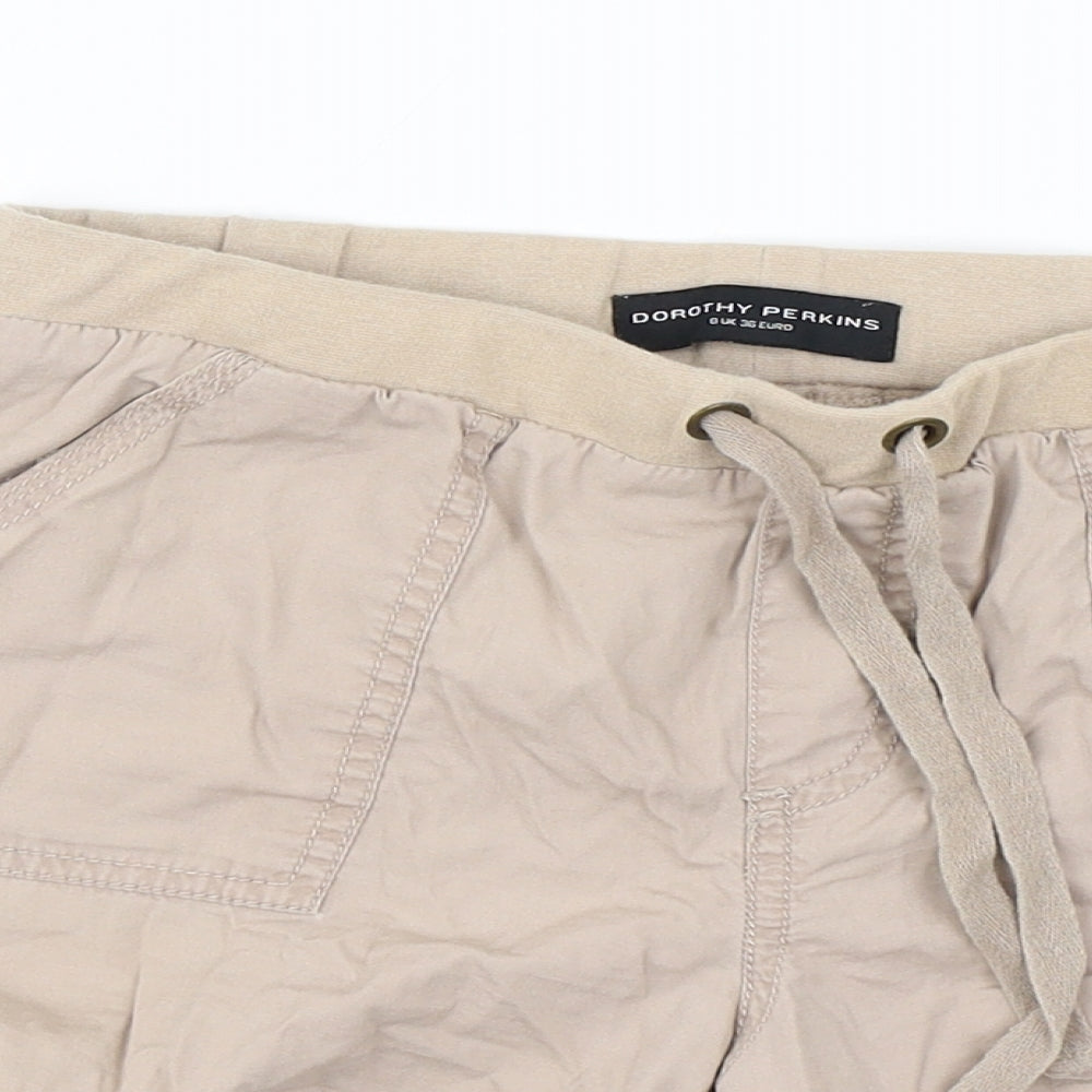 Dorothy Perkins  Womens Beige   Chino Shorts Size 6