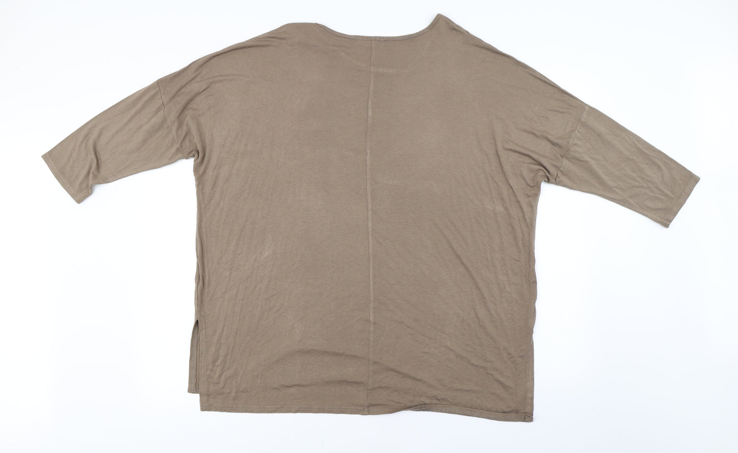 Daisy Eldridge  Womens Brown   Basic T-Shirt Size 22