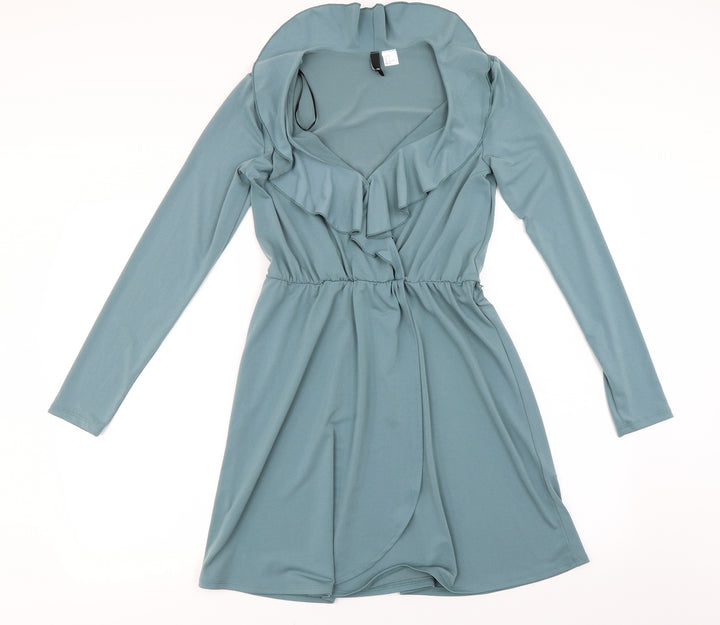H&M Womens Blue A-Line Size 8