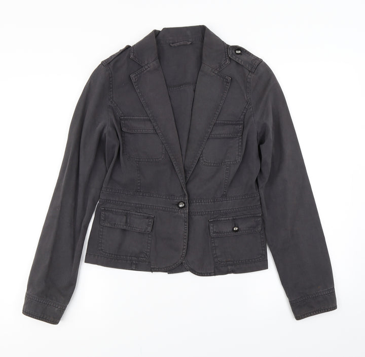 NEXT Womens Grey Jacket Coat Size 8