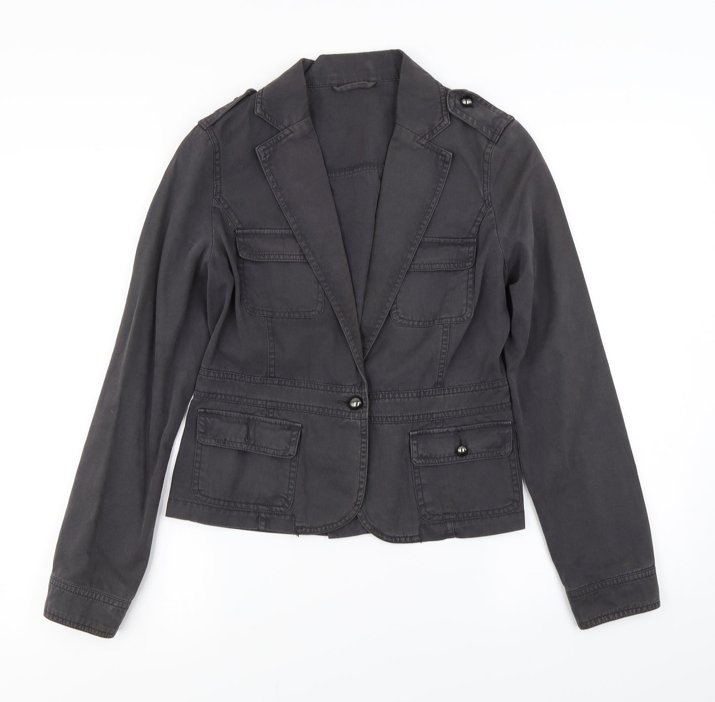 NEXT Womens Grey   Jacket Coat Size 8