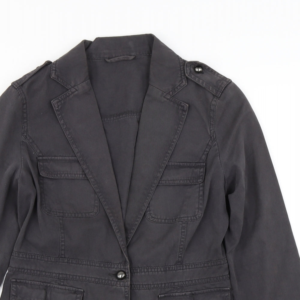 NEXT Womens Grey   Jacket Coat Size 8