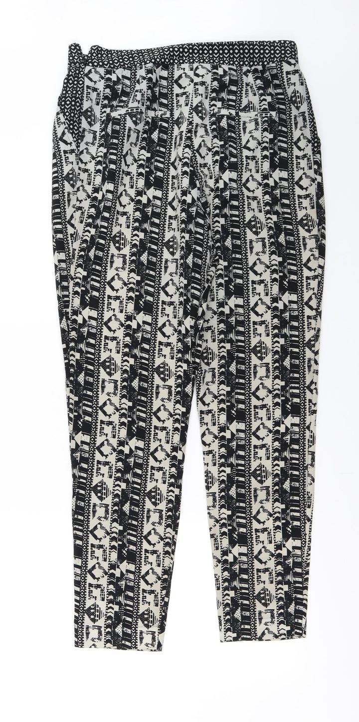 NEXT Womens Ivory Trousers Size 10 L26 in