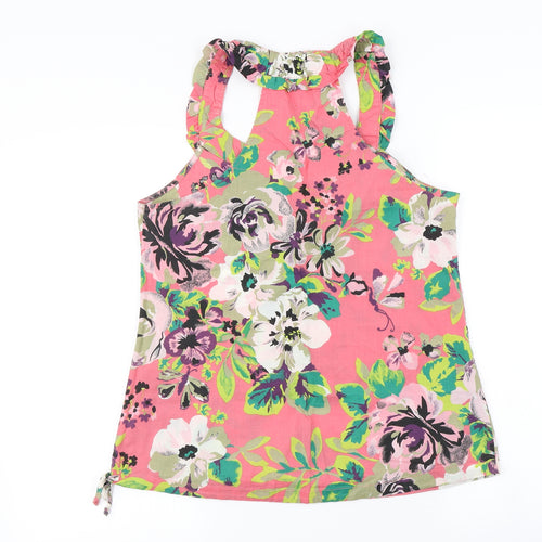 NEXT Womens Pink Floral  Basic Blouse Size 10
