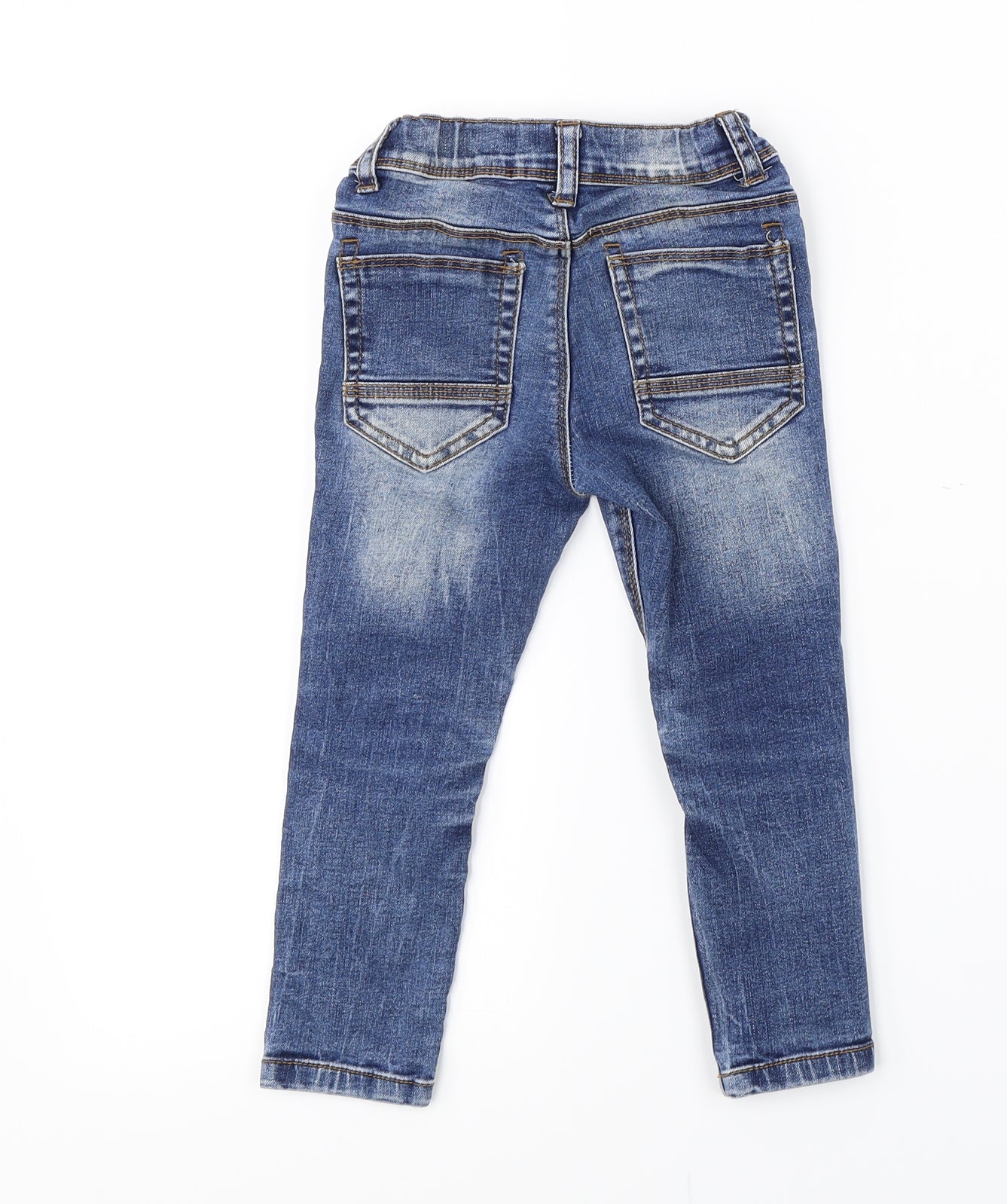 denim co Boys Blue   Skinny Jeans Size 3-4 Years - distressed