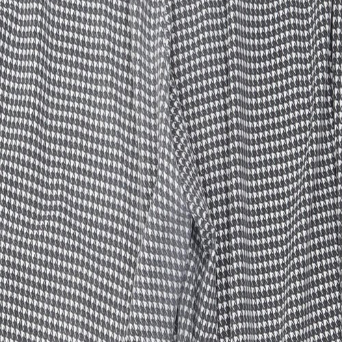 Primark Womens Grey Check  Trousers  Size 14 L23 in