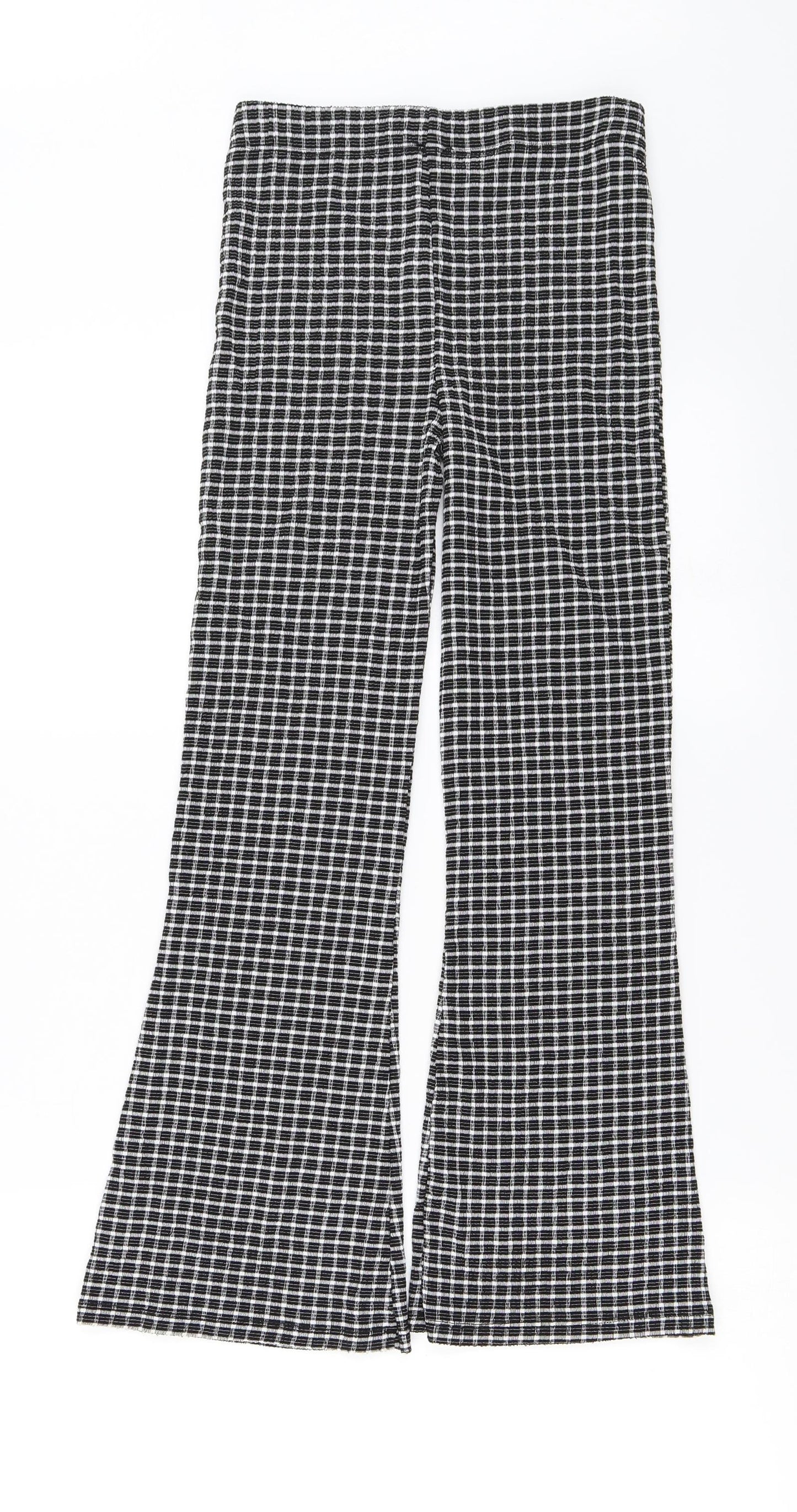 River Island Girls Black Check  Bloomer Trousers Size 9-10 Years