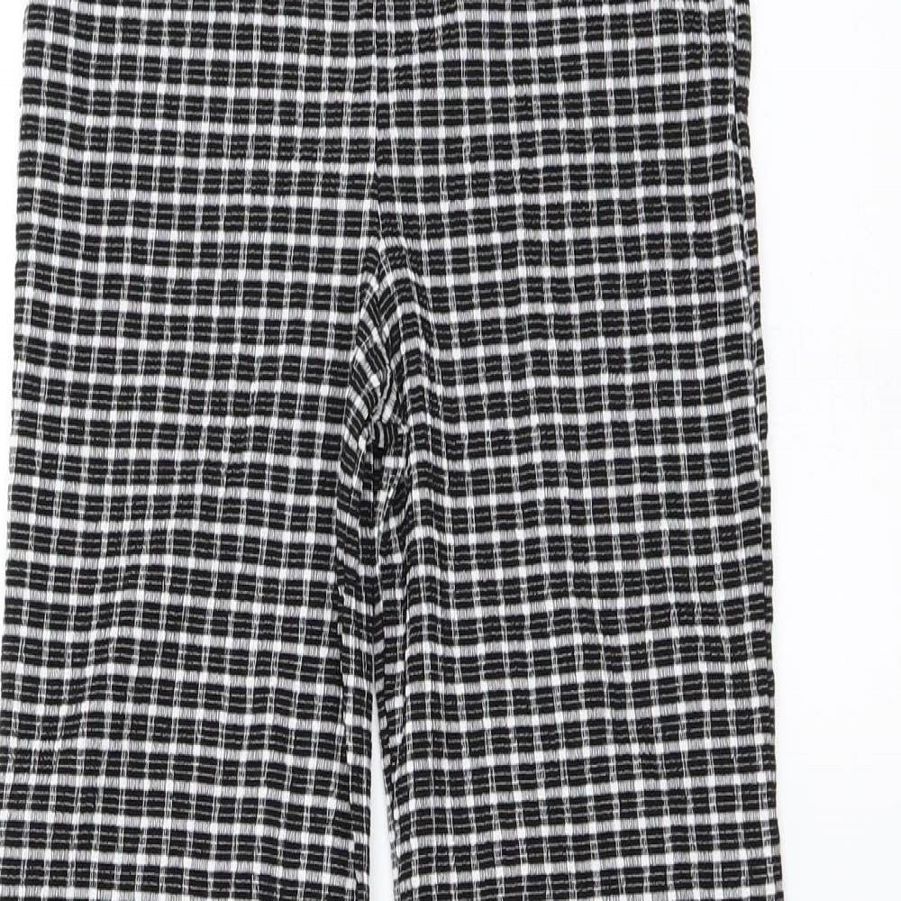 River Island Girls Black Check  Bloomer Trousers Size 9-10 Years