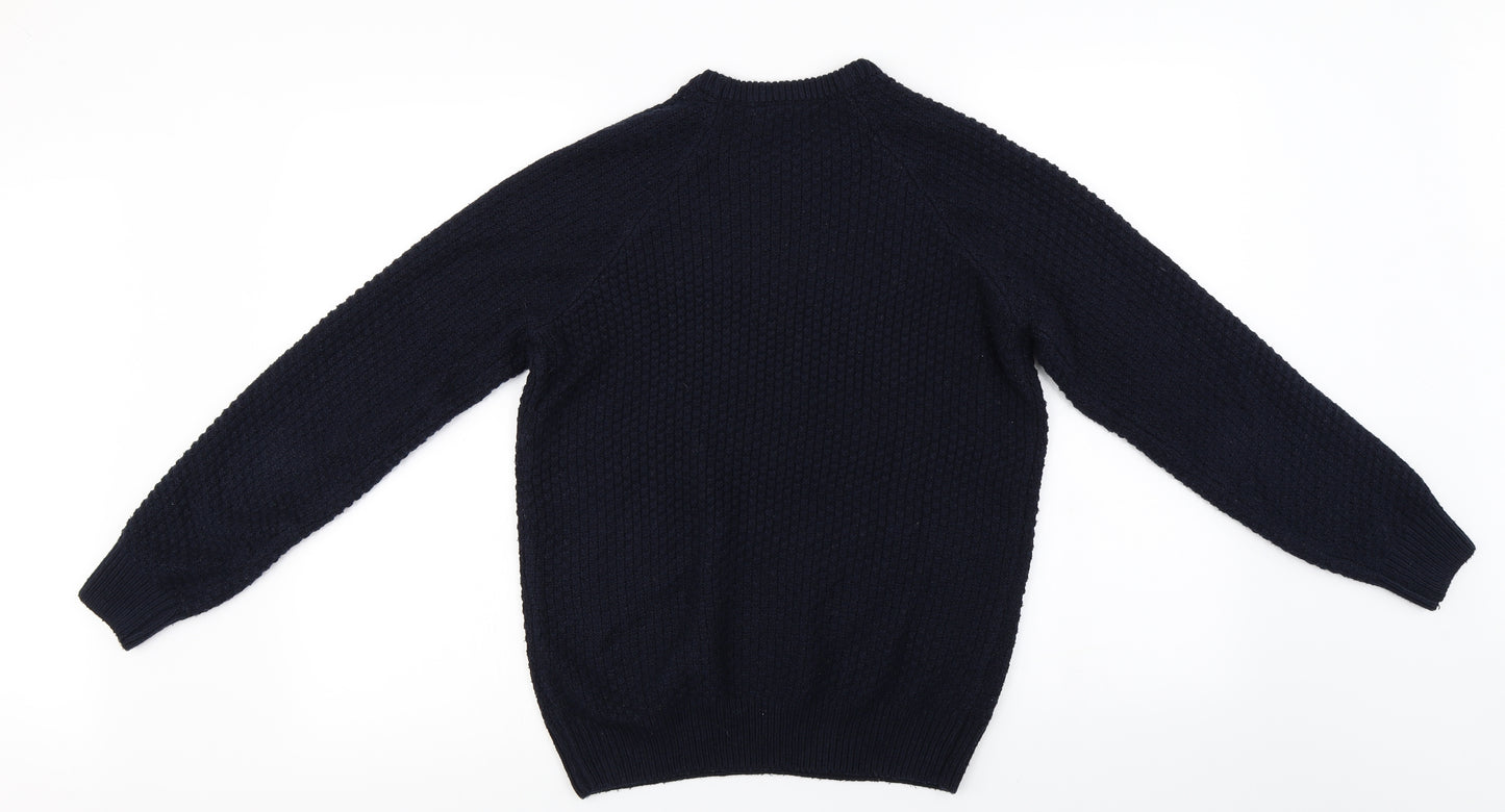 Primark Mens Blue   Pullover Jumper Size S