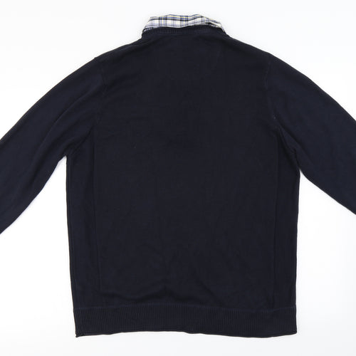 Marks and Spencer  Mens Blue   Pullover Jumper Size M